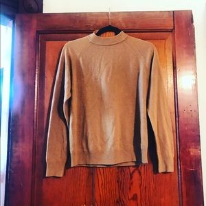 Good Clothes Camel Crew Neck Sweater Size Medium